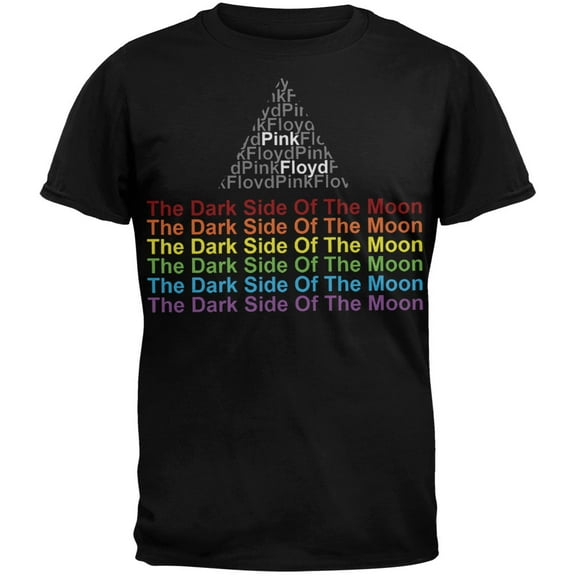 Pink Floyd Men's Dark Side of the Moon Test Soft Short Sleeve T Shirt