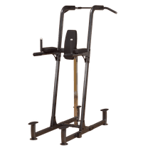 Body-Solid FCD Fusion VKR Vertical Knee Raise Dip Pull Up, Black, 83"