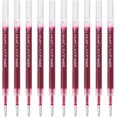 thumbnail image 1 of shiyou-Zebra B-RJLV7-R Gel Ballpoint Pen Refill, Sarasa Dry JLV-0.7 Lead, Red, 10 Pens, 1 of 4
