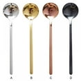 thumbnail image 3 of Stainless Steel Spoon Coffee Spoon Long Handle Tea Spoons Kitchen Hot Drinking Flatware Ice Cream Cutlery, 3 of 7