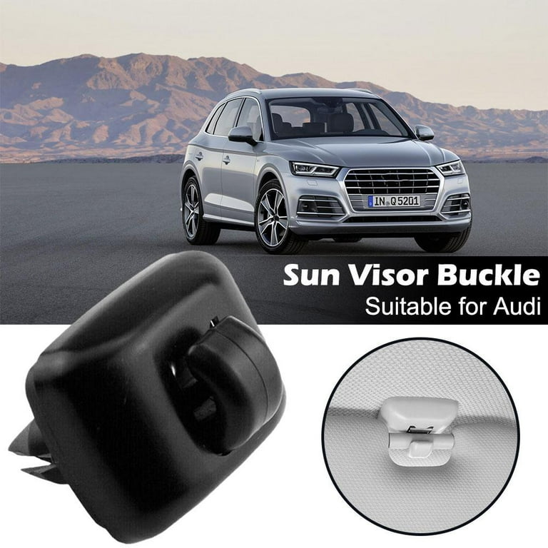 2Pcs Sun Visor Clips For Audi A4 A5 A7 Q3 Q5 B6 B7 B8 S4 S5 TT 8U0857562A Grey - Foto 8
