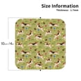thumbnail image 3 of Pofeuu Running Beagle Print Leather Coasters Set of 6, Round Cups Mugs Mat Pad for Home Kitchen Heat Resistant Drink Coasters,Square, 3 of 7