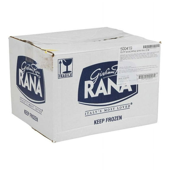 Rana Meal Solutions Fresh Mascarpone and Spinach Ravioli, 3 Pound - 2 per case.