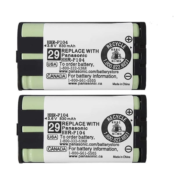 Batería recargable EOCIK HHR-P104 3.6V 830mAh para Panasonic