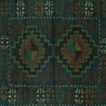 thumbnail image 1 of Ahgly Company Machine Washable Indoor Square Persian Turquoise Blue Traditional Area Rugs, 4' Square, 1 of 4