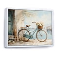 thumbnail image 2 of Designart "Bicycle Calm Pedaling IV" Transportation Floater Framed Canvas Wall Art, 2 of 7