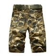 thumbnail image 3 of Fesfesfes Fashion Mens Cargo Shorts Pocket Zipper Buttons Camouflage Leisure Time Tooling Short Pants Under 10$, 3 of 5