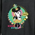 thumbnail image 3 of Disney - Minnie Mouse Cute - Women's Lightweight French Terry Long Sleeve Shirt, 3 of 5