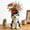 E, variant on Honmine Weird Dog Vase, Dog-Themed Home Decoration, Quirky Animal Planter for Desk Shelf, Ceramic Puppy Flower Holder for Small Blooms