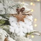 thumbnail image 1 of Decoración de árbol de Navidad blanco con guirnalda de conos para árbol de Navidad, decoración navideña de espuma blanca, adorno navideño colgante Fes el decorativo, 1 of 8