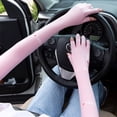 thumbnail image 5 of 2 pairs of summer sunscreen breathable ice silk extended two-finger glove arm sleeves, 5 of 5