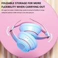 thumbnail image 4 of Skegnu Bluetooth Headphones Headworn Bluetooth Earphones, Gradient Sport Bass Earphones, 5.3 Bluetooth for Kids, 4 of 4