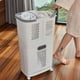 thumbnail image 2 of Laundry Hamper Dirty Clothes Hamper Laundry Basket With Wheels Laundry Basket Bottom Opening Closing Design Dirty Clothes Hamper With Storage Shelf For Bathroom ANGGREK JB3112, 2 of 8