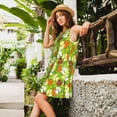 thumbnail image 2 of Balery St. Patrick's Day3 Vestidos de verano para mujer con estampado: vestido holgado sin mangas, vestido playero informal y cómodo para días calurosos., 2 of 7