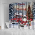 thumbnail image 4 of Santa is Coming Ragdoll Merry Christmas Xmas Noel Truck Tree Shower Curtain Cat Lover Kitten Owner Gifts Idea Waterproof Bathroom Bathtub Curtain - 02023, 4 of 5