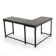 thumbnail image 6 of Ivinta L-Shaped Desk, Adult Lap Desks, 44" x 58", Black, 1 Count, 1 Pack, 6 of 10
