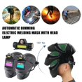 thumbnail image 2 of Automatic darkening welding helmet Head mounted welding mask Safe Classic style one, 2 of 5