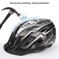 thumbnail image 4 of Greeniant Casco de bicicleta, luz trasera, cascos de montar, ligero, recargable, tapa protectora de seguridad, luz trasera para motocicleta Ciclismo Blanco titanio, 4 of 6