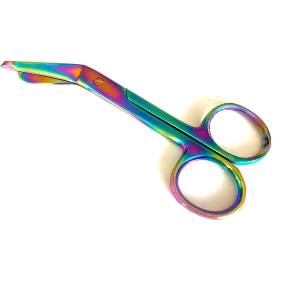 MT Stainless Steel Bandage Scissors 1-Count Multicolor 4.5 inches