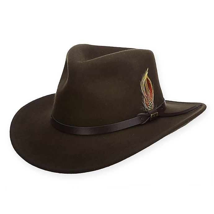 Scala Small Outback Crushable Felt Hat 