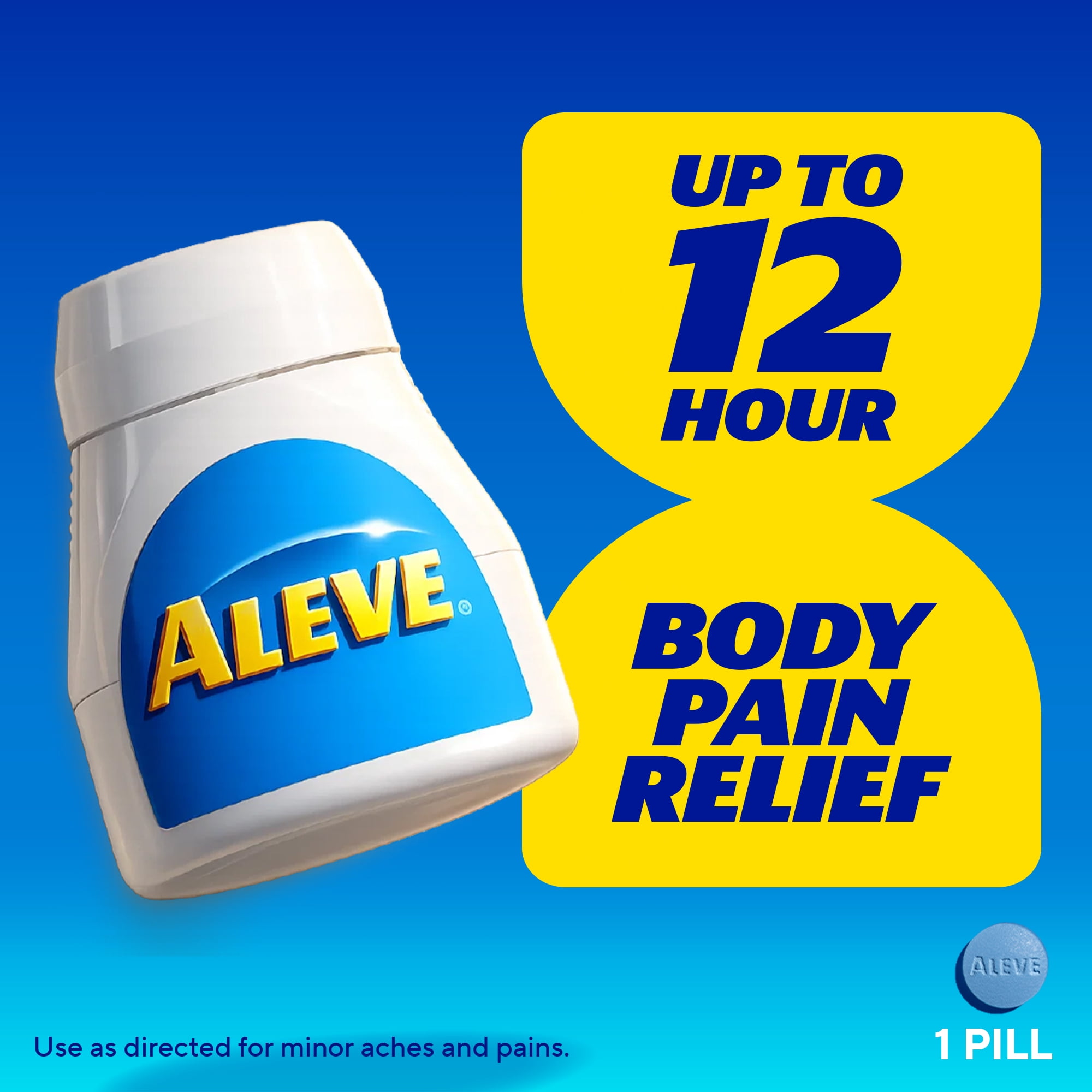 Aleve Tablets Naproxen Sodium Pain Reliever, 10 Count