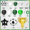 thumbnail image 4 of Yanonmyfd  Globos Metálicos Fútbol Copa Balón, 116PCS Globos de Fútbol, Decoración de Soccer para Fiesta Temática de Fútbol, Fiesta Cumpleaños Globo Soccer Champion, para Fans (Fútbol B),Navidad B, 4 of 20