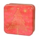 thumbnail image 2 of Tarro de caramelos,Lata de navideñas con tapa para regalar en las fiestas,Caja de regalo para dulces navideños cuadrada,contenedor para ,Lata de hojalata Arbol de navidad rojo, 2 of 8