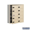 thumbnail image 1 of Cell Phone Storage Locker With Front Access Panel - 5 Door High Unit, Sandstone, 1 of 1
