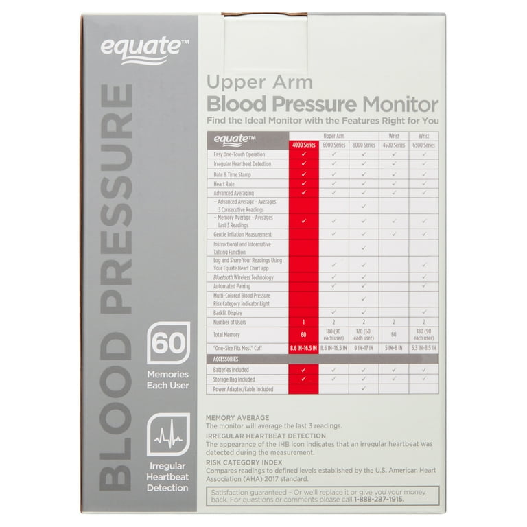 Equate 4000 upper arm blood pressure monitor for Sale in Largo, FL