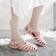thumbnail image 4 of Sandalias con punta inferior suave para adultos, primavera y verano, zapatos planos con agujeros huecos para mujer, zapatos de gelatina, sandalias de playa, zapatos de plástico de estilo romano, 4 of 5