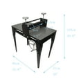 thumbnail image 2 of Ceramic Clay Plate Machine Manual Pottery Making Machine Adjustable Slab Roller for Ceramics, 2 of 7