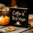 thumbnail image 2 of Letrero de café de Halloween xinyu decoración del hogar 5 X 5 pulgadas, 2 of 7