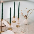 thumbnail image 5 of Rojia 9.8 Inch Spiral Taper Candles for Home Decoration, 4 Pack Gradient Candlesticks for Dinner Party Wedding Holiday Spring Xmas Home Indoor, 5 of 7
