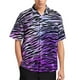 thumbnail image 5 of Camisa informal con estampado de rayas de piel de tigre para hombre, camisa hawaiana de vacaciones de manga corta, camiseta de gran tamaño para hombre, blusas, ropa, 5 of 5