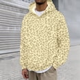 thumbnail image 2 of QHFBli Men's Leopard Print Hoodies Oversized Cheetah Sweatshirts Vintage Casual Long Sleeve Pullover With Pockets, 2 of 4