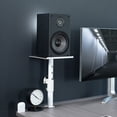 thumbnail image 3 of VIVO Universal White Steel Clamp-on Desk / Table Speaker Stands, 2 Pack, 3 of 9