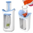 thumbnail image 3 of Fabricante de alimentos para bebés con bolsa de 10 uds, estación de exprimidor de puré de zumo de fruta fresca, bolsas de almacenamiento reutilizables para almacenamiento de aperitivos, 3 of 5