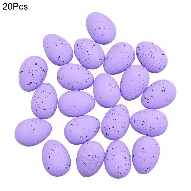 Huevos de Pascua de espuma de 20/50 piezas, decoración feliz de Pascua, huevos de Paloma de pájaro pintados, manualidades DIY, regalo para niños, recuerdo, decoración del hogar, fiesta de Pascua
