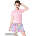 thumbnail image 2 of Cooltree Trendy Girl Skort - Multicolored Tie - Dye Swirl Print Summer Skirts with Shorts Size 8, 2 of 7