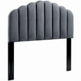 thumbnail image 2 of Modway Veronique King/California King Performance Velvet Headboard in Charcoal, 2 of 10