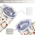 thumbnail image 5 of Halloween Ghosts Cup Gifts for Women Girls, Cute Spooky 40oz Tumbler with Handle and Straw, Holiday Stainless Steel Insulated Water Bottle (1 PC), 5 of 6
