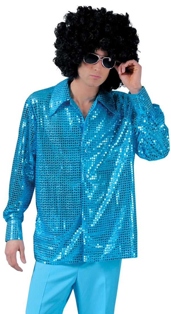 blue disco dress