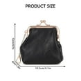 thumbnail image 6 of MFFOR Leather Coin Pouch Purse for Women Mini Travel Change Wallet, Royal Blue, 6 of 7