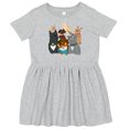 thumbnail image 3 of Inktastic Happy Dog Family Girls Toddler Dress, 3 of 5
