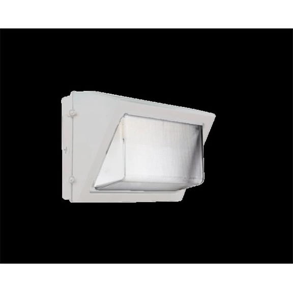 Medinah Power 102-12400024-2 80, 100 & 120W 120-277V Correlated Temperature Select Semi-Cutoff Wall Pack, White
