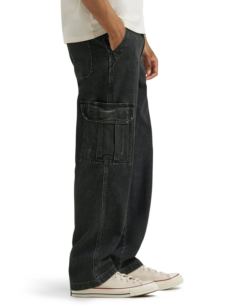 Wrangler® Men's Utility Denim Cargo Jeans - Walmart.com