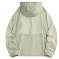 thumbnail image 4 of sususu Long Rain Jackets For Men,Lightweight Sun Jacket Summer Outdoor Hooded Windbreaker Casual Slim Fit Zipper Sportswear,OTHER,L, 4 of 5