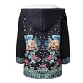 thumbnail image 5 of Uhndy Winter Jackets Coats for Women, Women Winter Long Sleeve Open Cardigan Casual Coat Trench Jacket Ladies Warm Slim Long Overcoat Outwear Coats Christmas Gifts for Women, 5 of 6