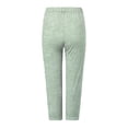 thumbnail image 3 of vigerkar Capri Leggings for Women High Waisted Polka Dot / Striped Patterns Workout Yoga Leggings (Light Green, XXL), 3 of 4