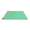 thumbnail image 2 of Ahgly Company Machine Washable Indoor Rectangle Solid Turquoise Blue Modern Area Rugs, 5' x 8', 2 of 4
